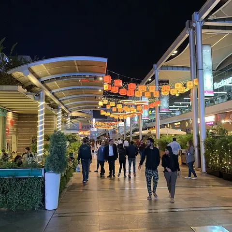 DLF Cyber Hub skyline in Gurugram