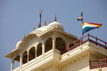 City Palace roofs in Jaipur